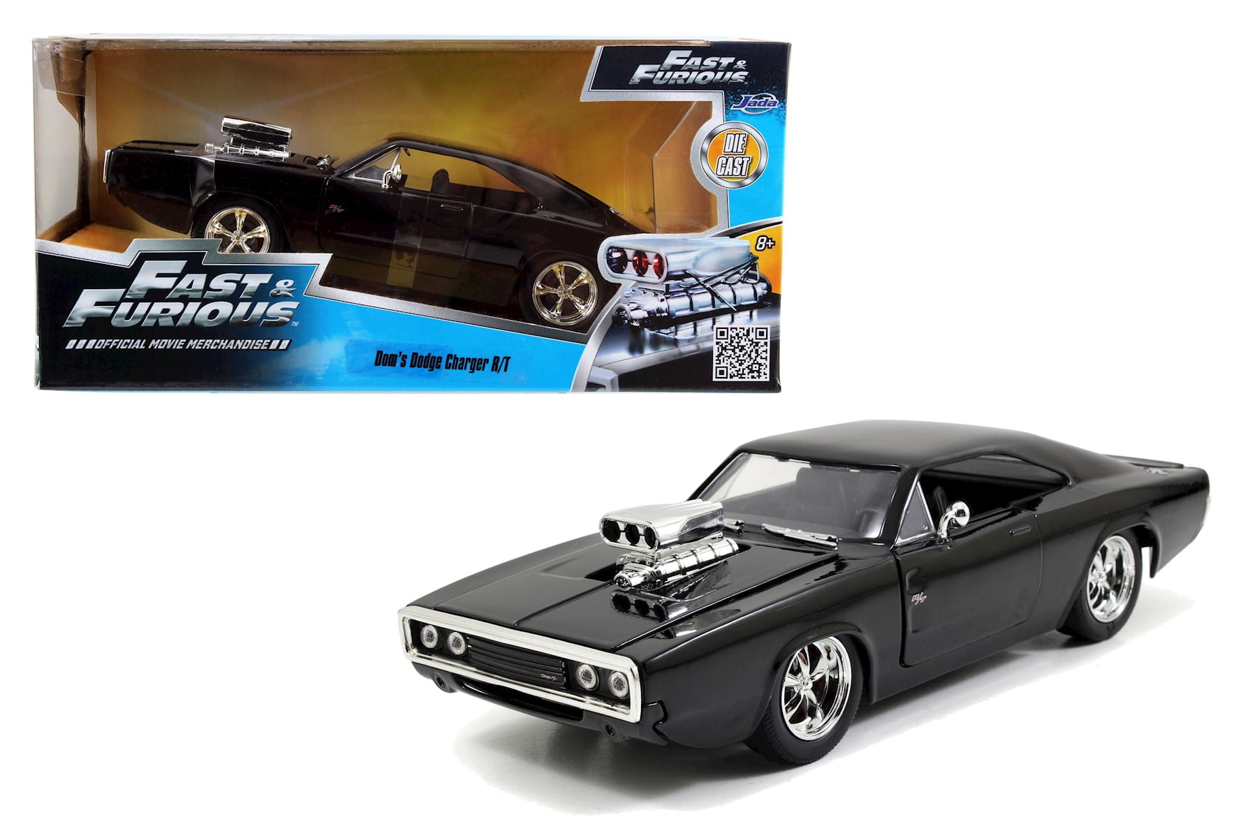 Jadatoys Dodge Charger (Street) Modellauto Fast & Furious 1:24