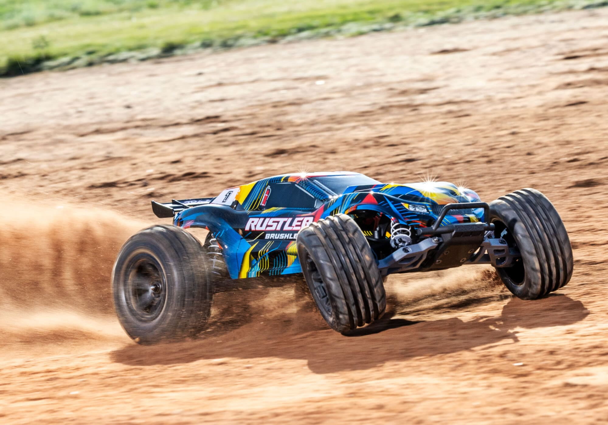 Traxxas Rustler 2WD VX3 Brushless RTR Stadium Truck Gelb