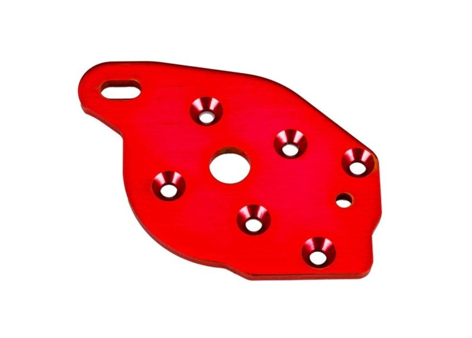 Traxxas Motorplatte Alu rot - RC-Zubehoer