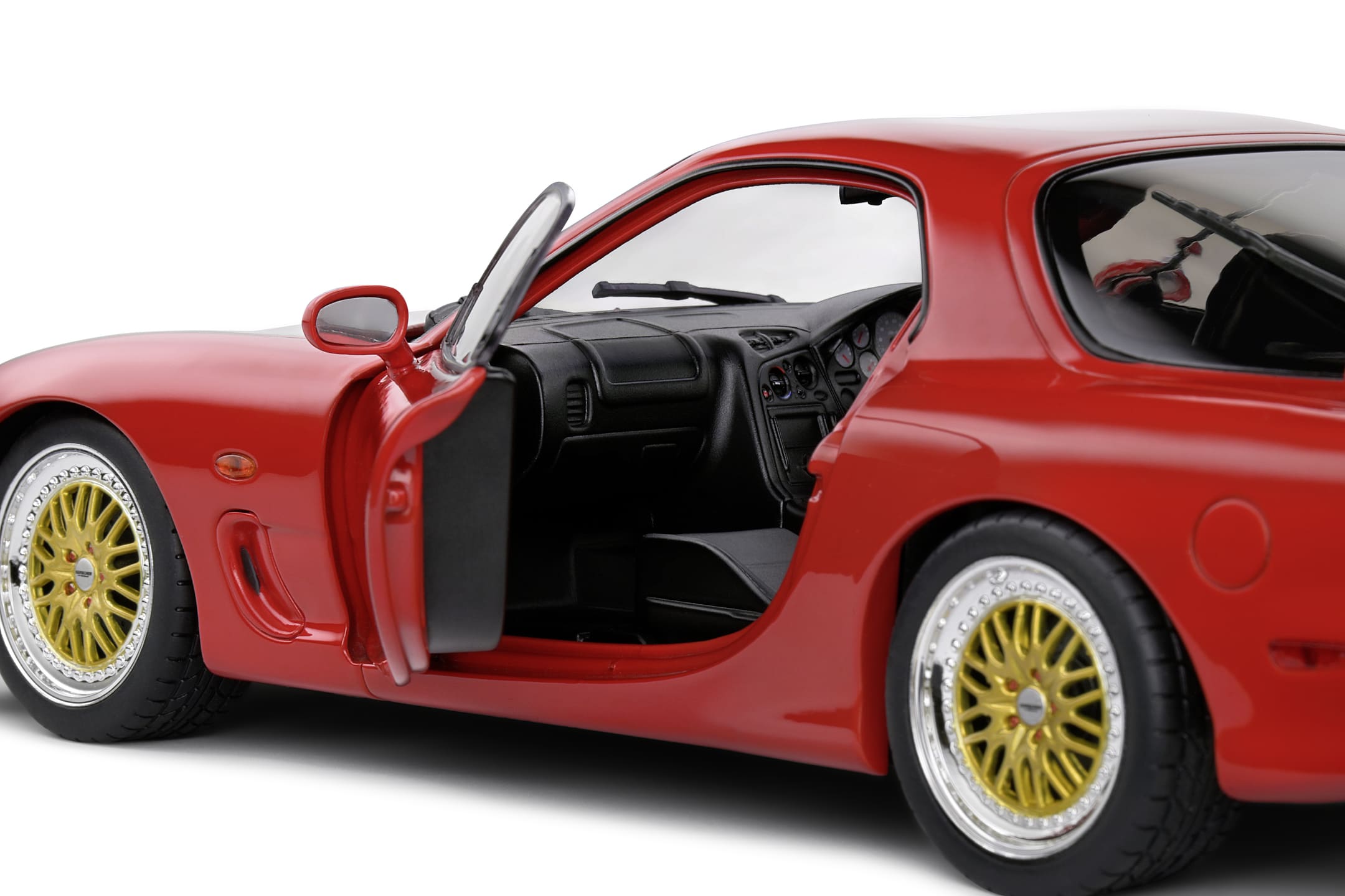Mazda RX-7 FD3RS Modell 1_18 1994 in Vintage Red_ Die-cast_ bewegliche Tueren