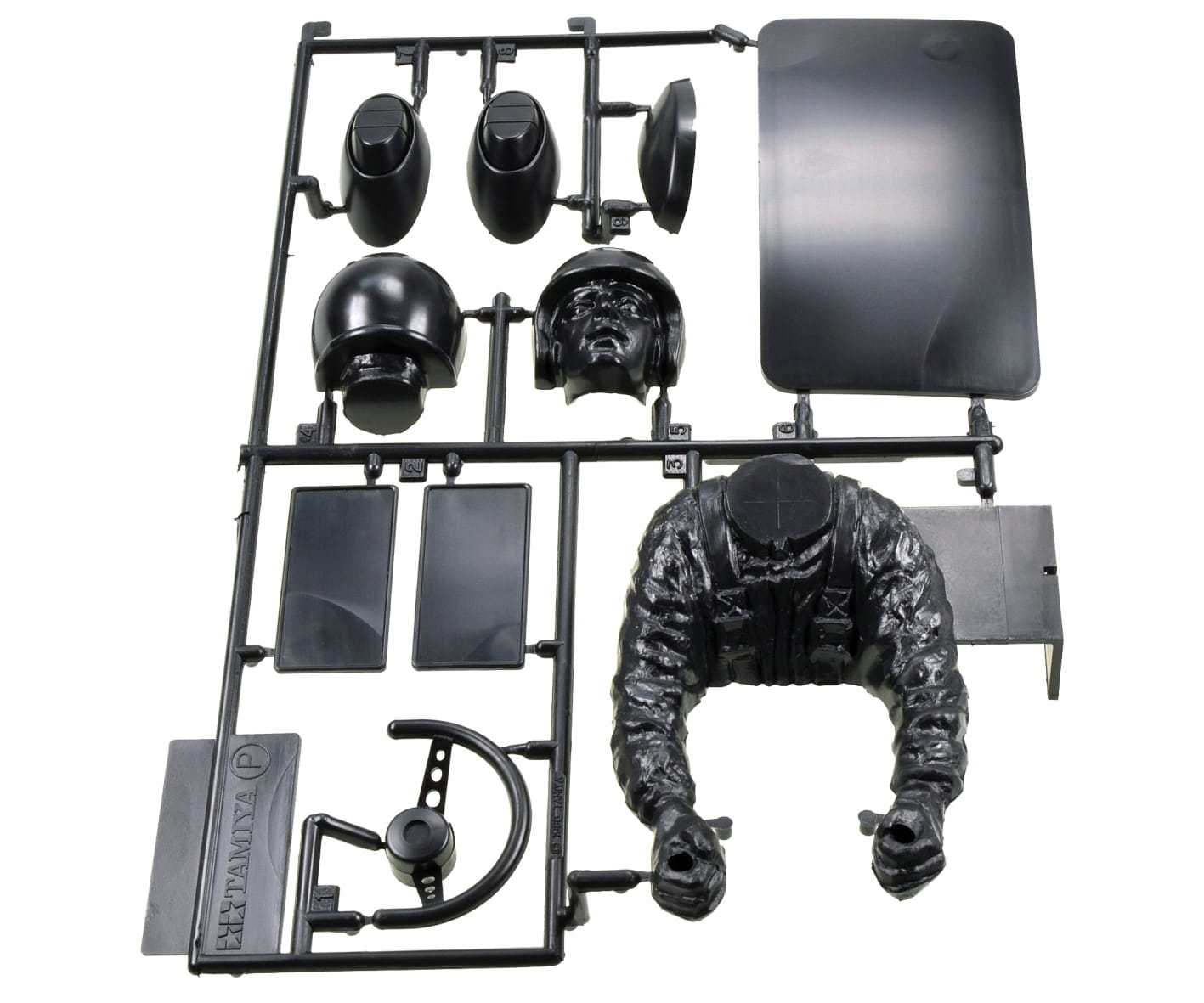 Tamiya P-TEILE schwarz - RC-Zubehoer