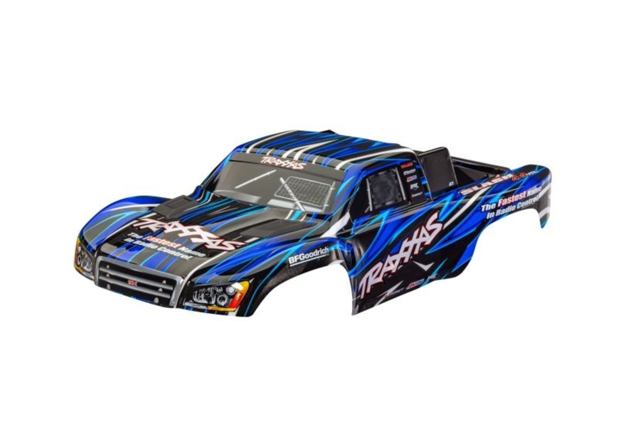 Traxxas Karosseries Serie Slash 4x4 blau Clipless fuer RC Modelle