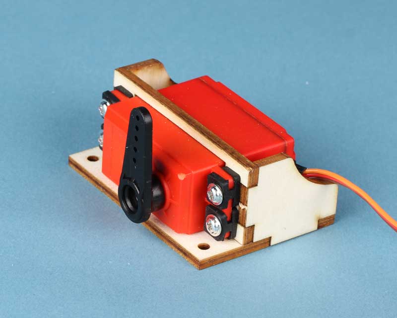 Krick Servohalter fuer liegendes Standardservo 2Stk. - RC-Zubehoer