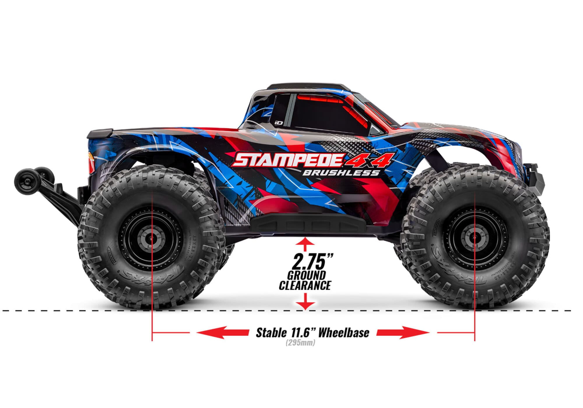 Traxxas Stampede 4X4 VX3 Brushless RTR HD Gruen Monster Truck