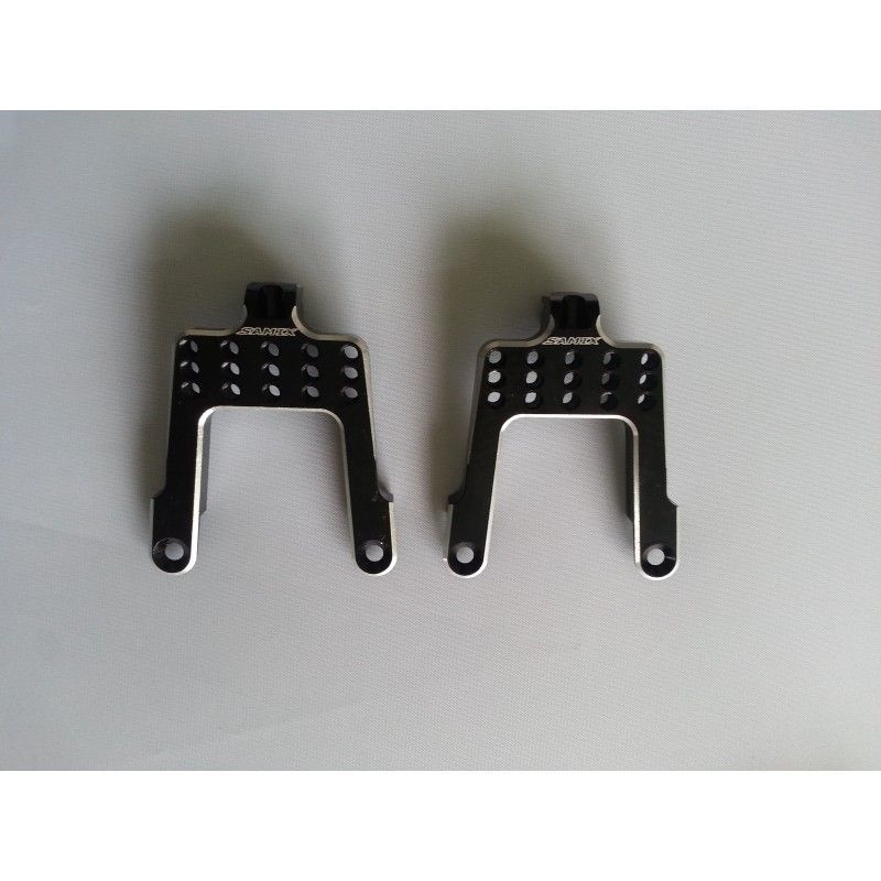 SAMIX Daempferplatte schwarz hinten fuer Axial SCX10 - RC-Zubehoer