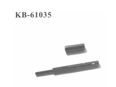 Amewi KB-61035 Welle für Rutschkupplung +  Getriebe