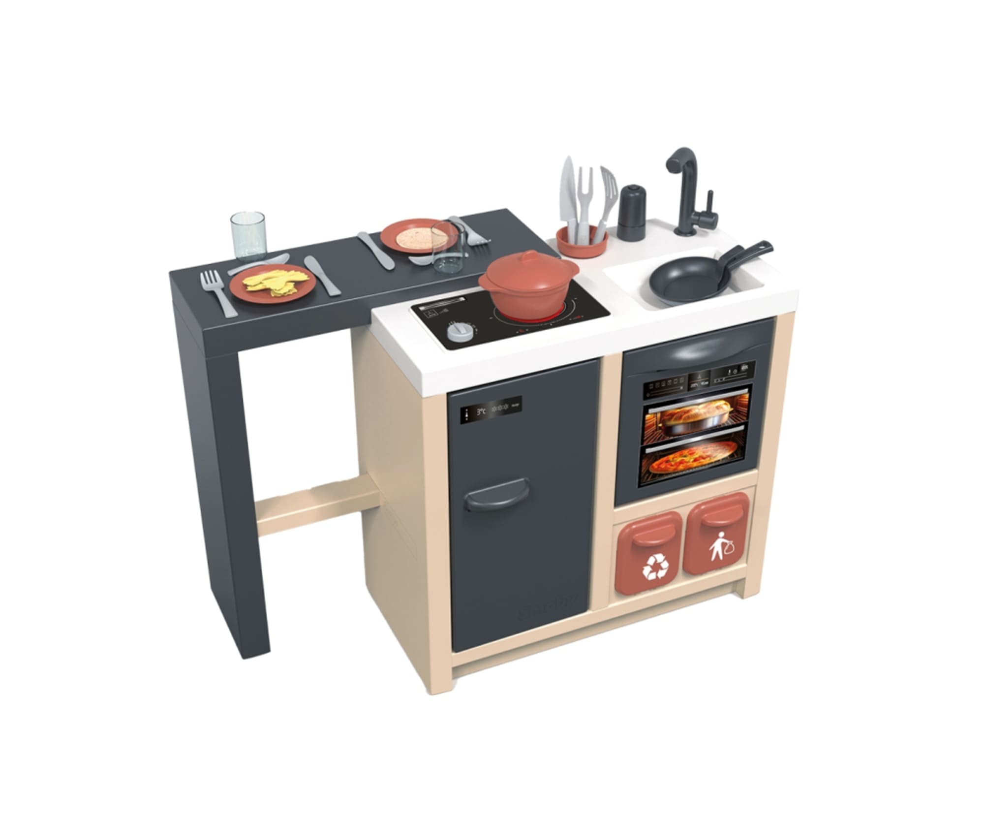 Smoby Spielkueche Kuecheninsel