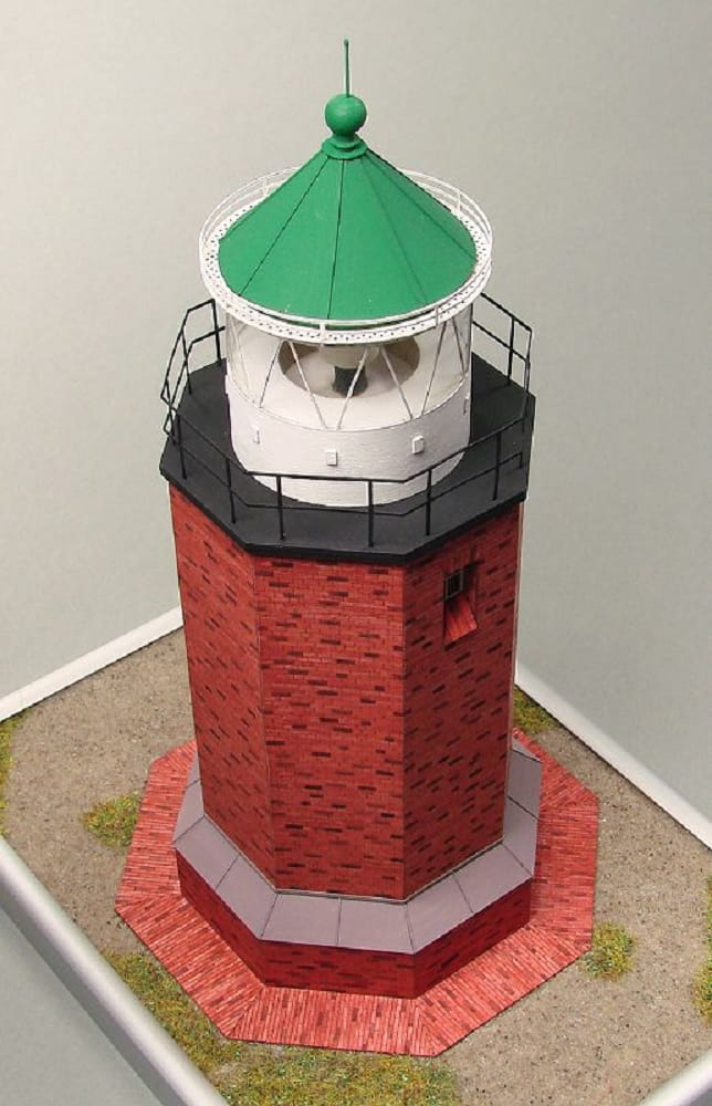 Shipyard Leuchtturm Rotes Kliff Lighthouse Germany 1913 1:72 Laser Kartonbausatz