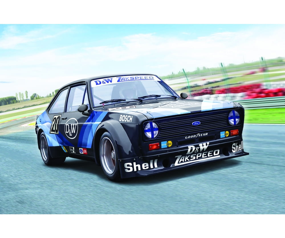 Italeri 1:24 Ford Escort Zakspeed Gr.2 D&W Plastik Modellbau Bausatz