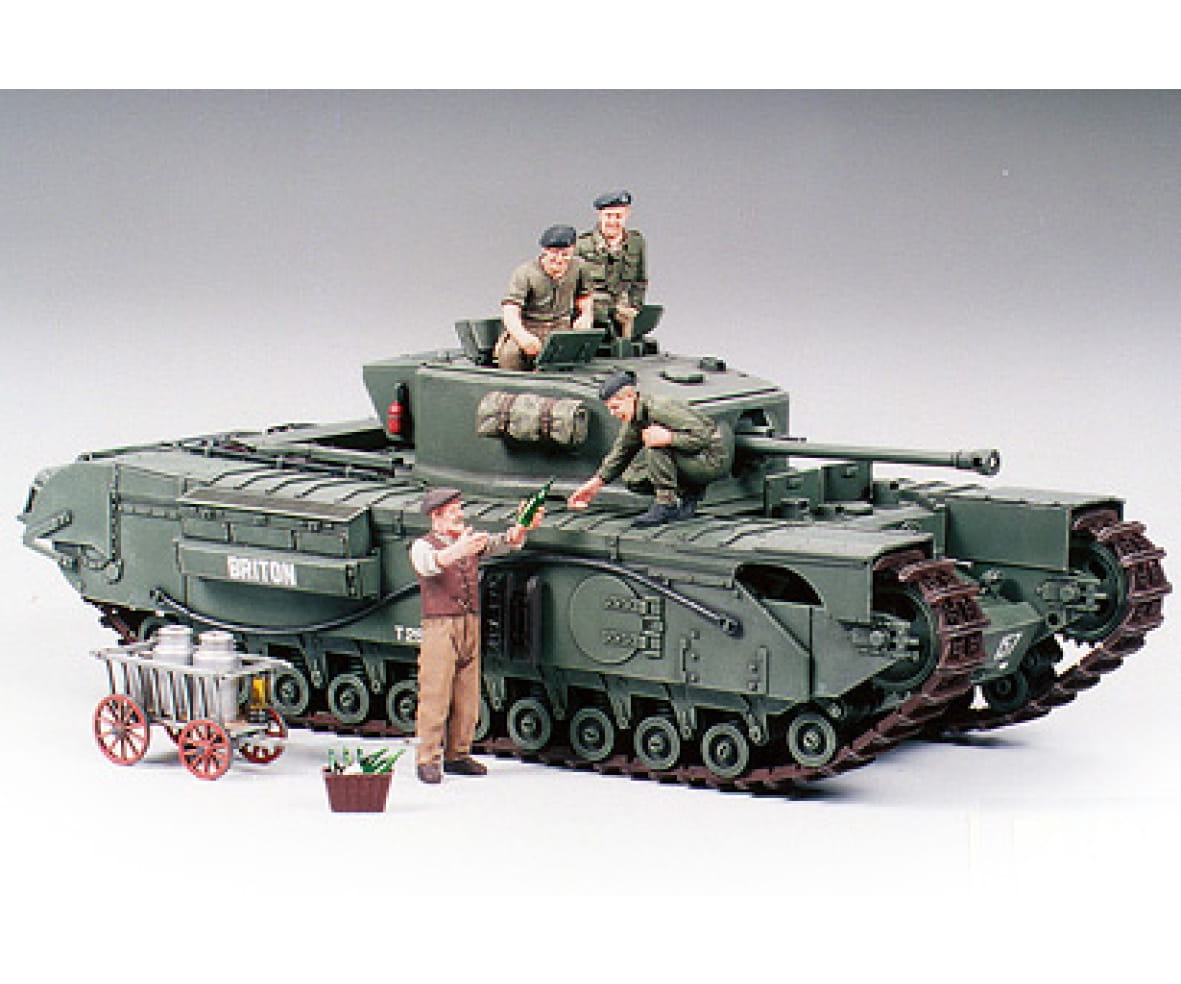 Tamiya WWII Britischer Panzer Churchill Mk.VII 1:35 Plastik Modellbau Militär Bausatz