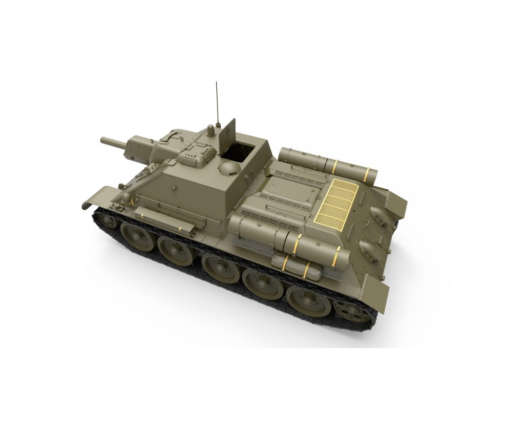Plastikmodellbau von Miniart 1-35 su 122 mit prod m interieur