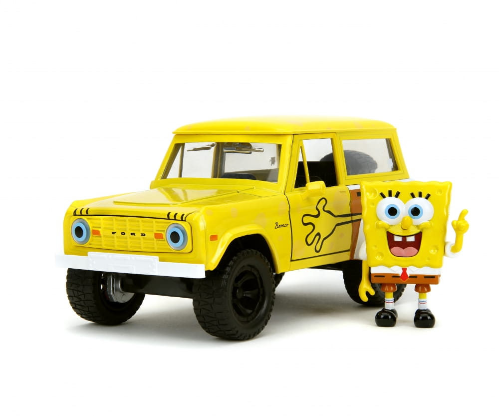 Jada Sponge Bob 1973 Ford Bronco 1:24 Modellauto