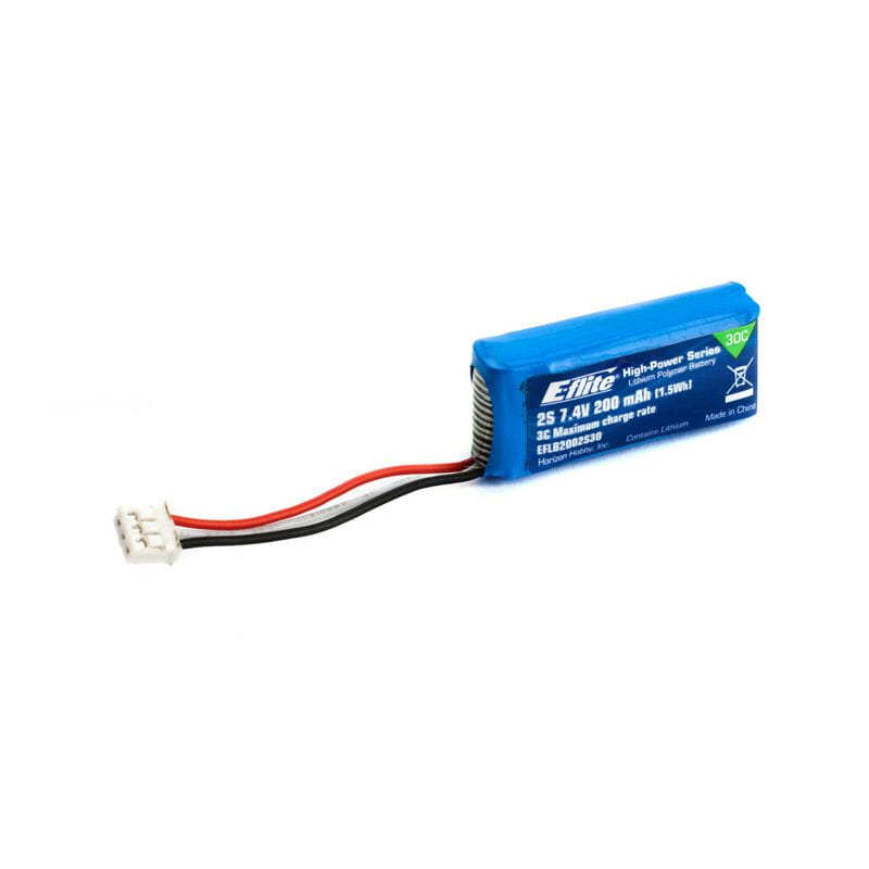 E-flite 200mAh 2S 7,4V 30C Li-Po Battery