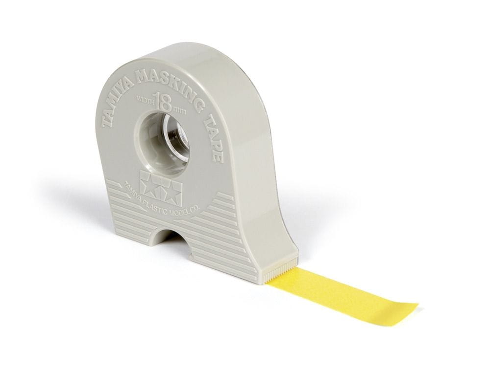 tamiya masking tape 18mm 18m abroller modellbau lackierungen TAMIYA Masking Tape 18mm x 18m mit Abroller fuer Modellbau-Lackierungen
