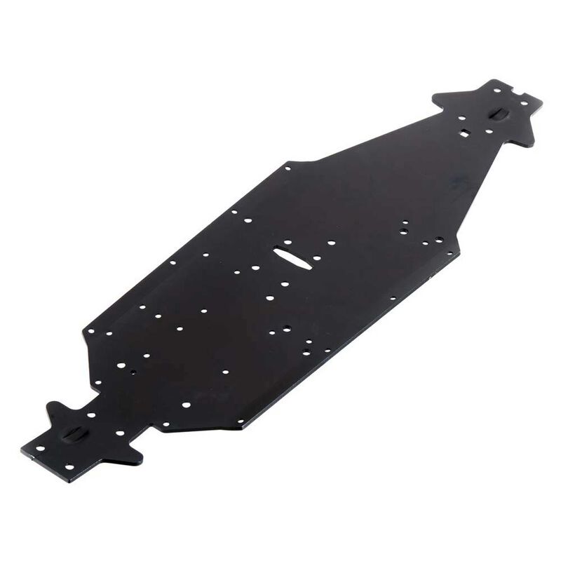 Arrma AR320197 Chassis Aluminum LWB Silver_Blue Kraton - RC-Zubehoer