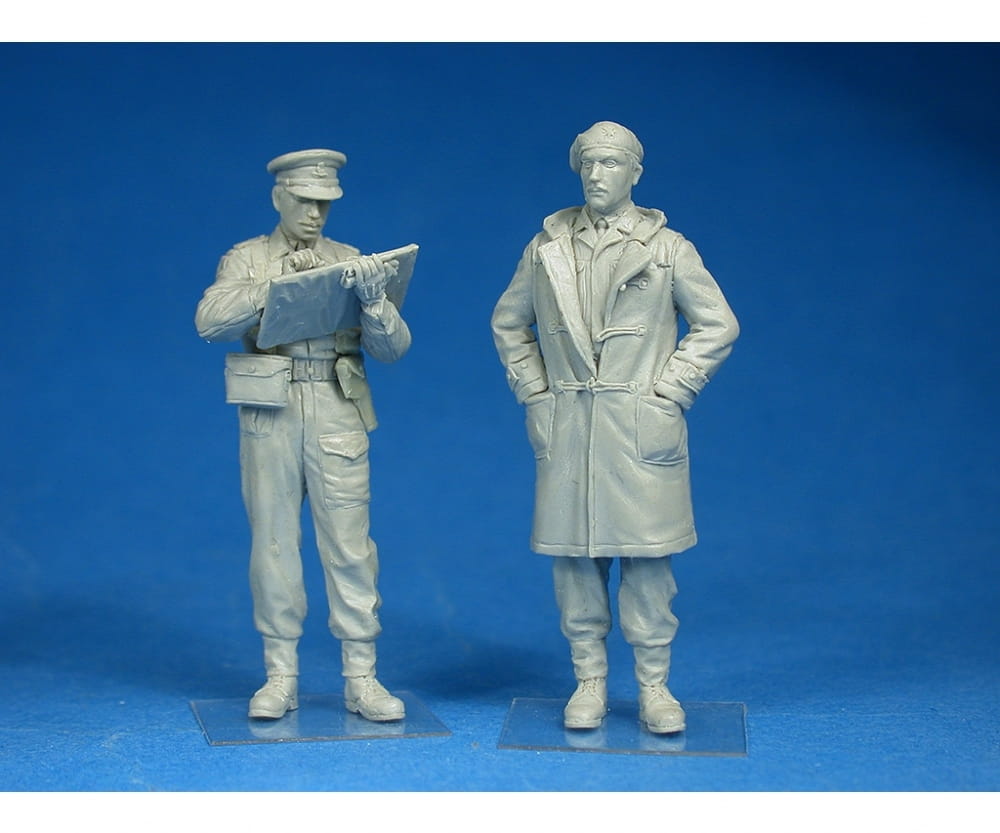 Plastikmodellbau von Miniart 1-35 fig brit offiziere 5