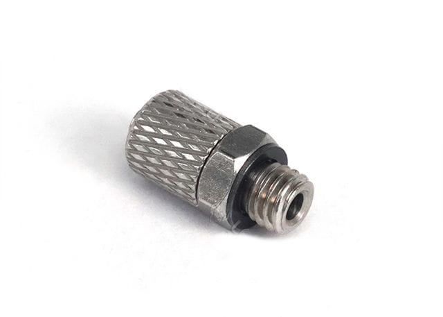 Lesu Hydraulik Anschluss-Nippel gerade M5 fuer 4_2_5mm Schlauch - RC-Zubehoer