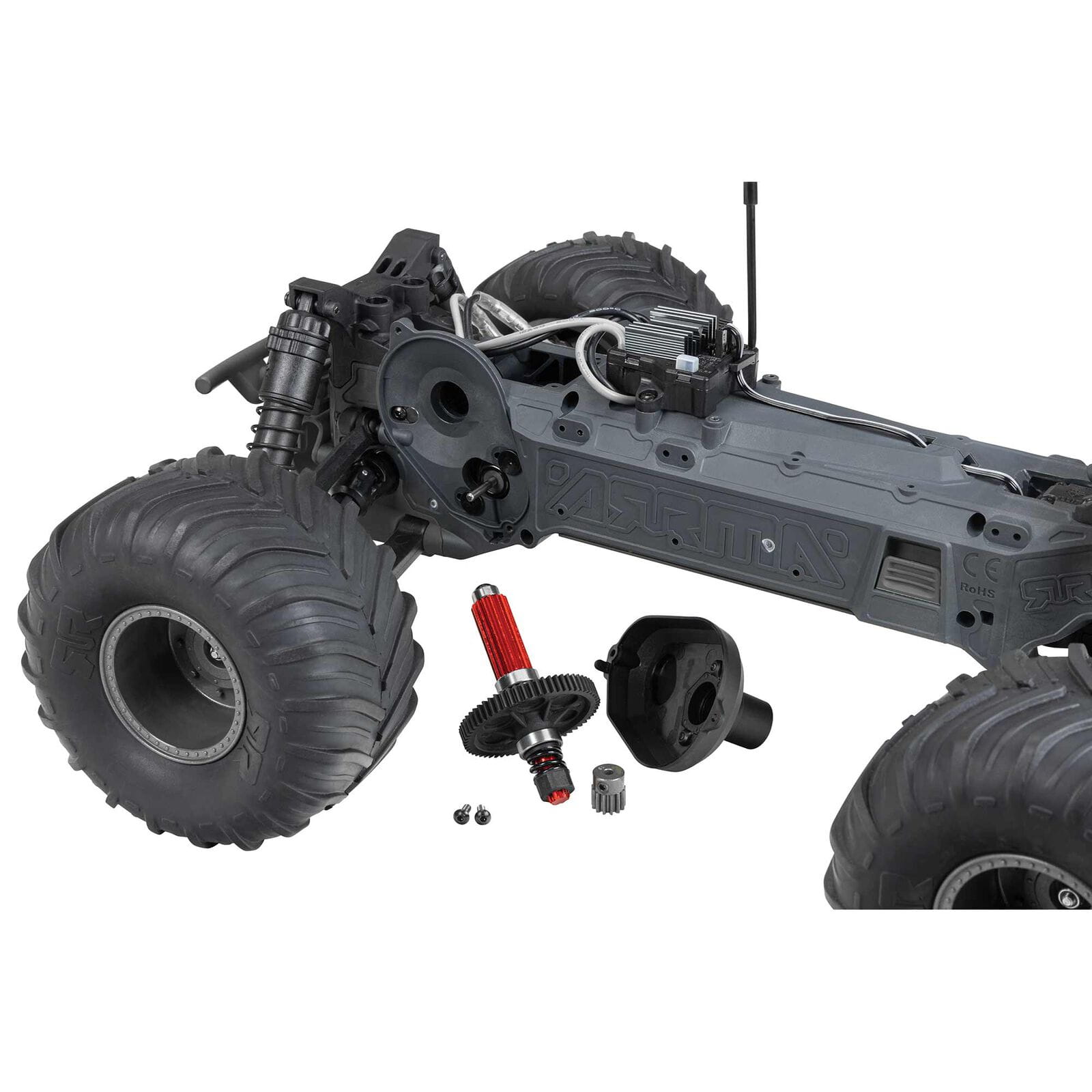 Arrma Gorgon 4x2 Mega 550 Monstertruck RTR Kit Bausatz 1 10 mit Akku Lader