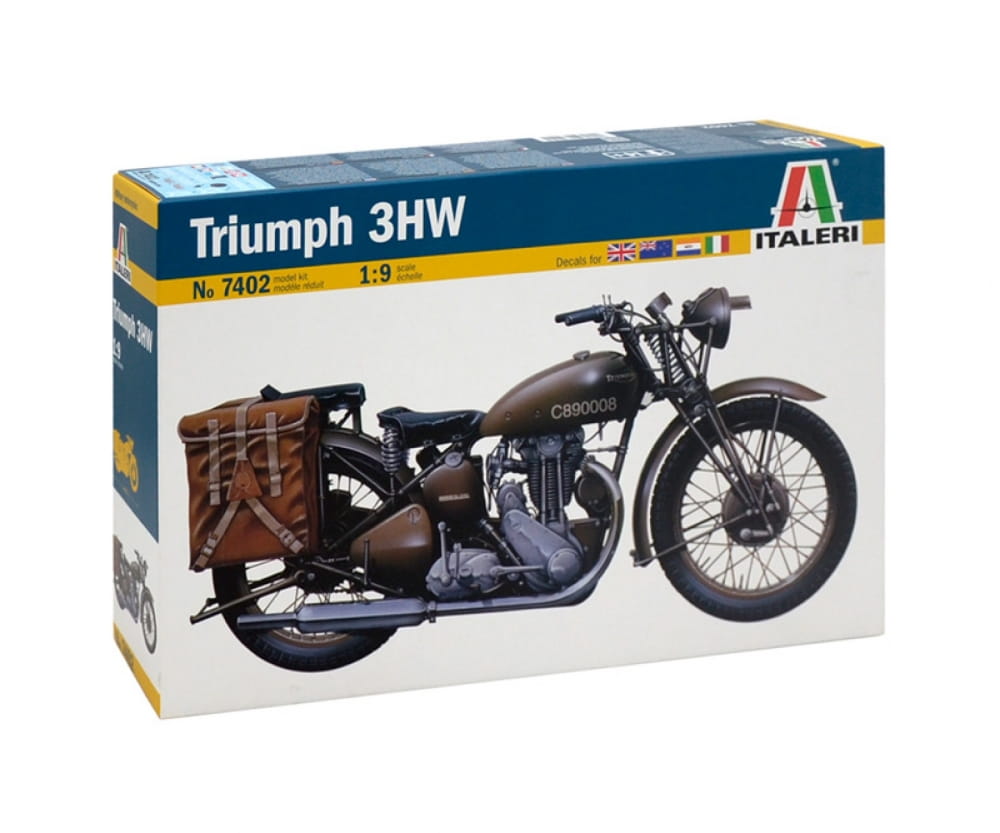 Italeri 1:9 Triumph Motorrad Plastik Modellbau Bausatz Italeri 1:9 Triumph Motorrad Plastik Modellbau Bausatz