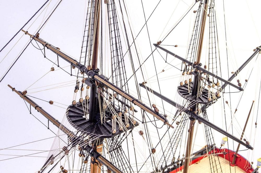 ms sphinx 1775 modellbausatz 1 64 MS Sphinx 1775 Modellbausatz im Massstab 1_64_ mit Laser-Cut Teilen und 3D-gedruckten Kanonen