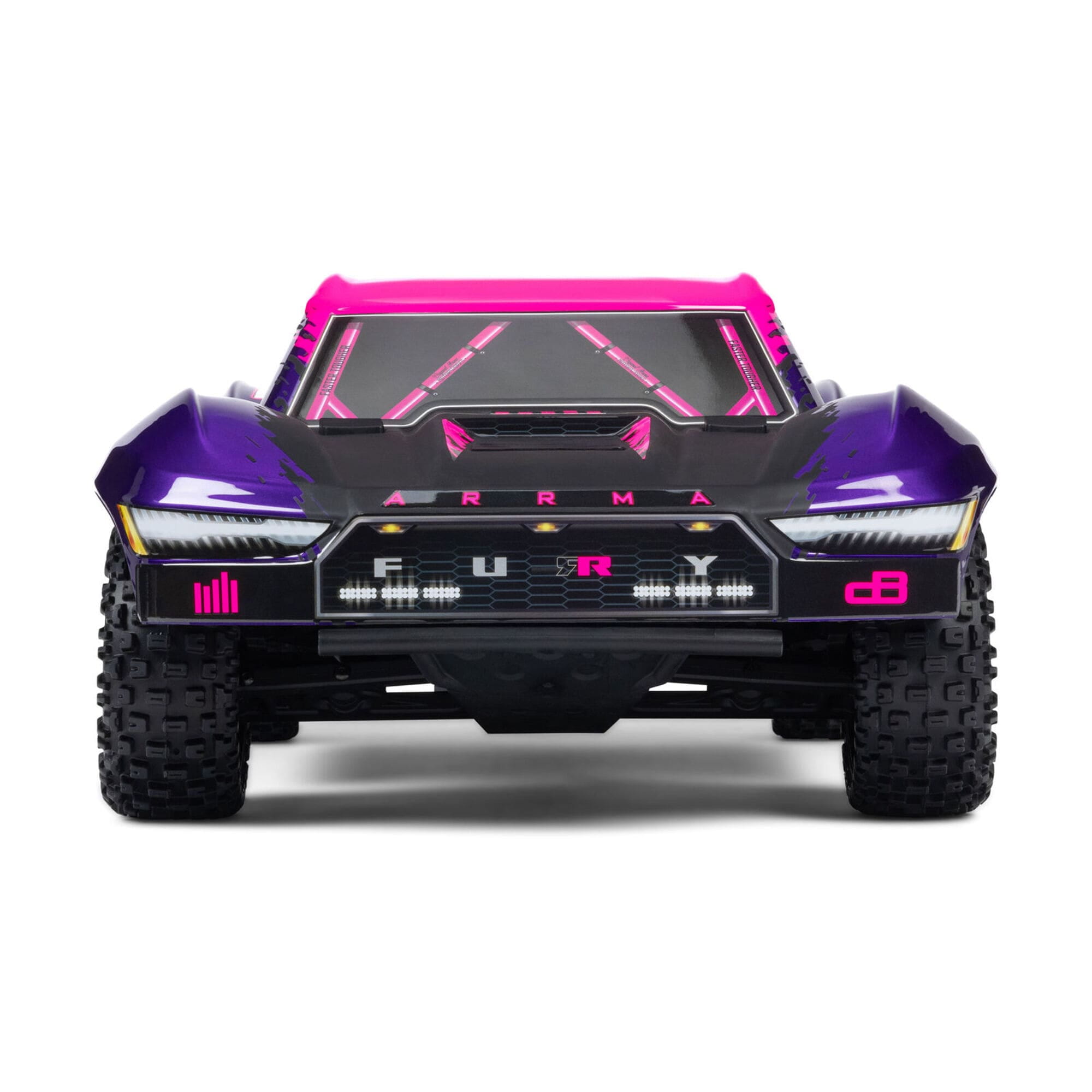 Arrma 1_10 FURY 223S DSC 2WD RTR Brushless Short Course Truck Lila Ersatzteil