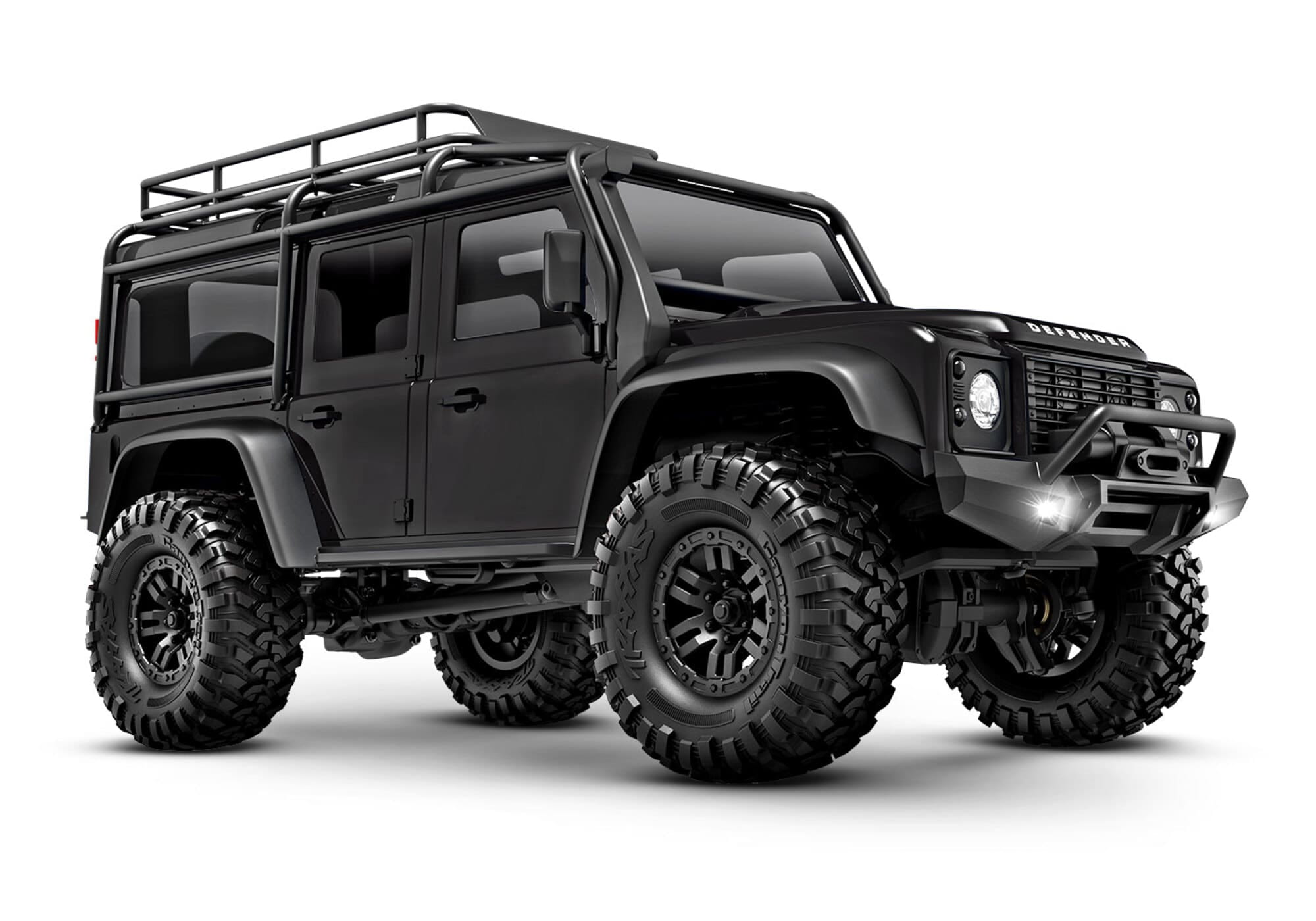 Traxxas TRX-4M LR Defender 4x4 schwarz 1_18 Crawler RTR fuer RC Modelle