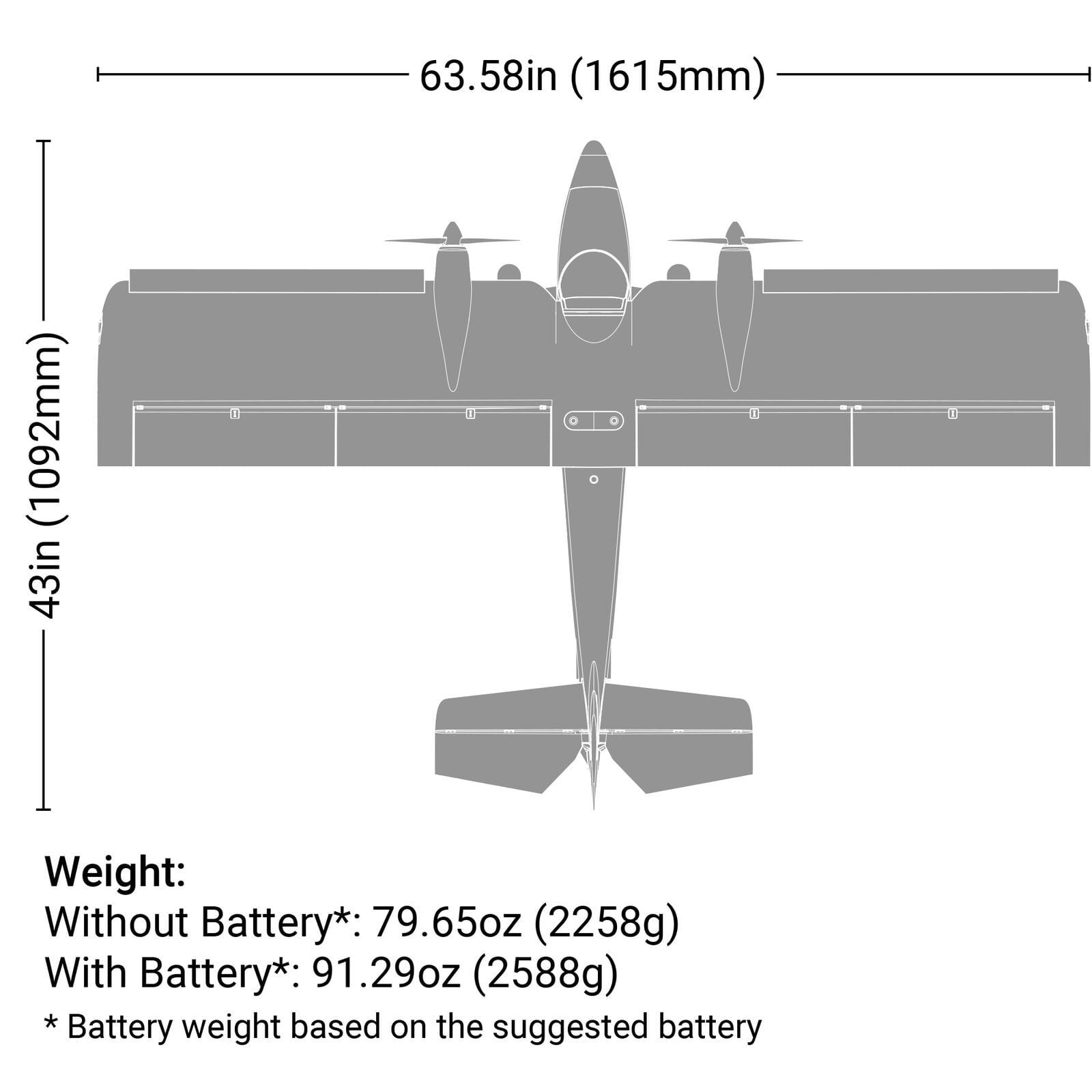 e-flite twin timber 16m rc flugzeug bnf basic e-flite twin timber 1.6 meter rc flugzeug zweimotorig bnf basic