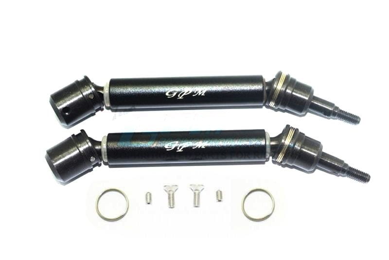 GPM Steel_Alu Front_Rear CVD Drive Shaft - 8pc set fuer ARRMA BIG ROCK CREW CAB _ black - RC-Zubehoer