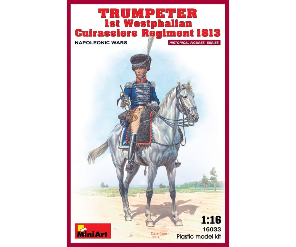 MiniArt 1_16 Figuren Kuer_ Trompeter 1_We_ Reg. 1813 Plastik Modellbau - RC-Zubehoer