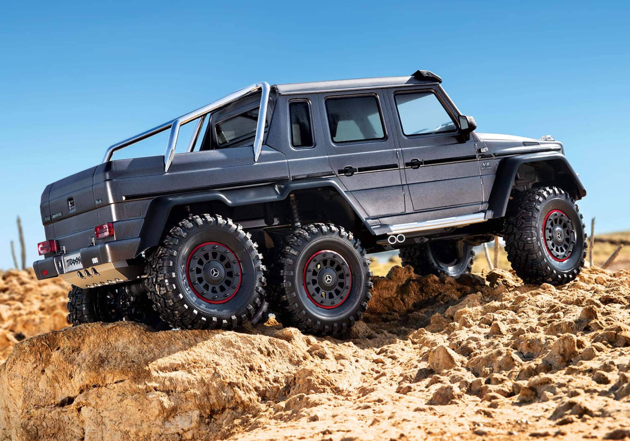 Traxxas TRX6 G63 6x6 Silber RC Crawler 1-10