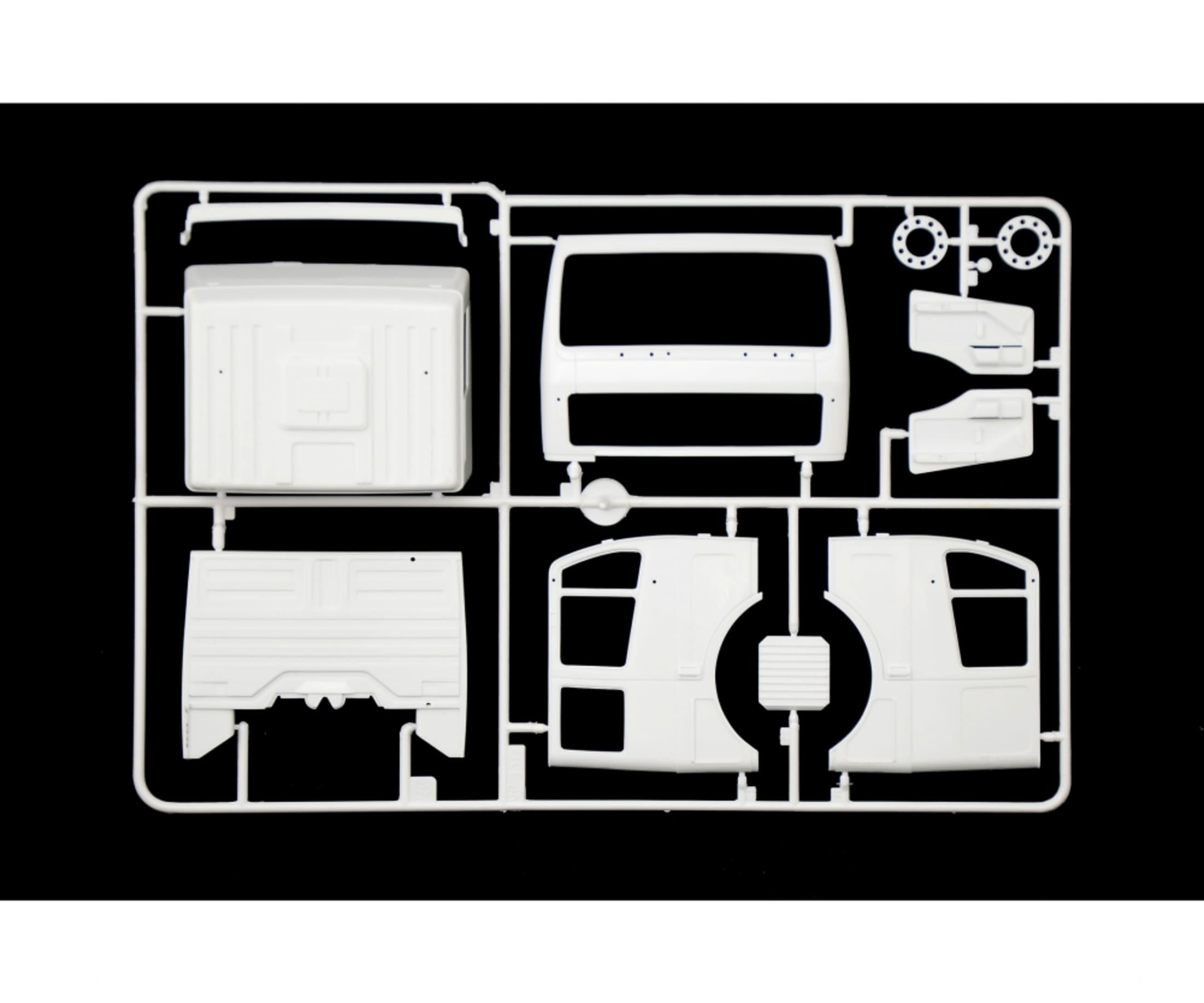 Italeri 1_24 Mercedes Benz SK Eurocab 6x4 Plastik Modellbausatz - RC-Zubehoer