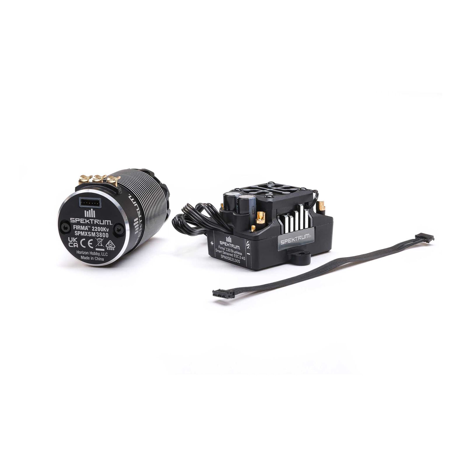 Spektrum Firma 130A Brushless Smart Regler / 2200Kv Sensored Motor Combo