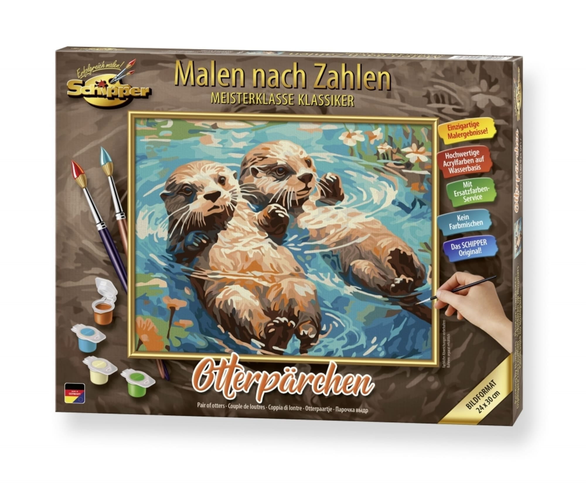 Schipper Malen nach Zahlen - Otterpärchen - D-Edition