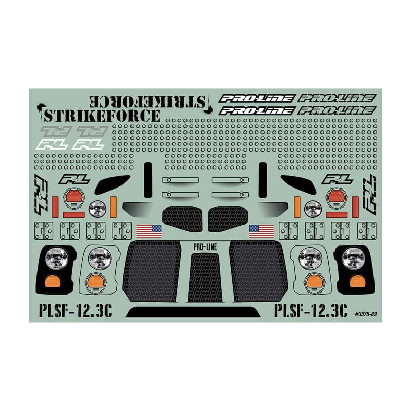 Proline Strikeforce Clear Body 12.3 _313mm_ Crawlers - RC-Zubehoer