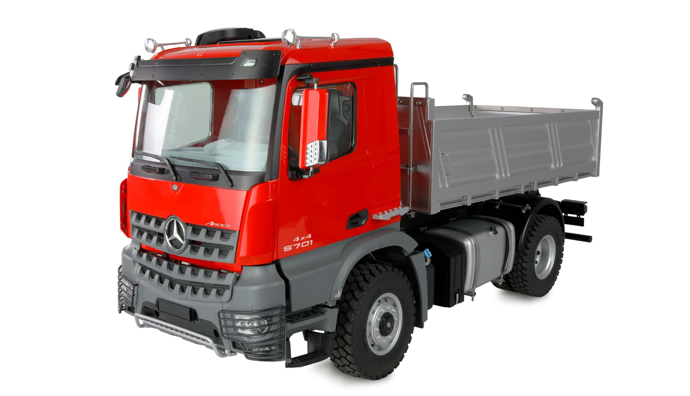 Mercedes-Benz Arocs 4x4 Muldenkipper 1_14 RTR Rot Mercedes-Benz Arocs 4x4 Muldenkipper 1_14 RTR in Rot
