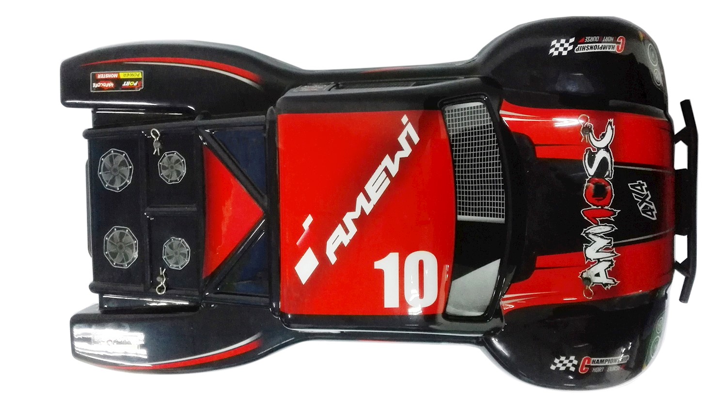 Amewi 1:10 AM10SC V3 RED Brushless 5200KV Short Course Truck schwarz / rot