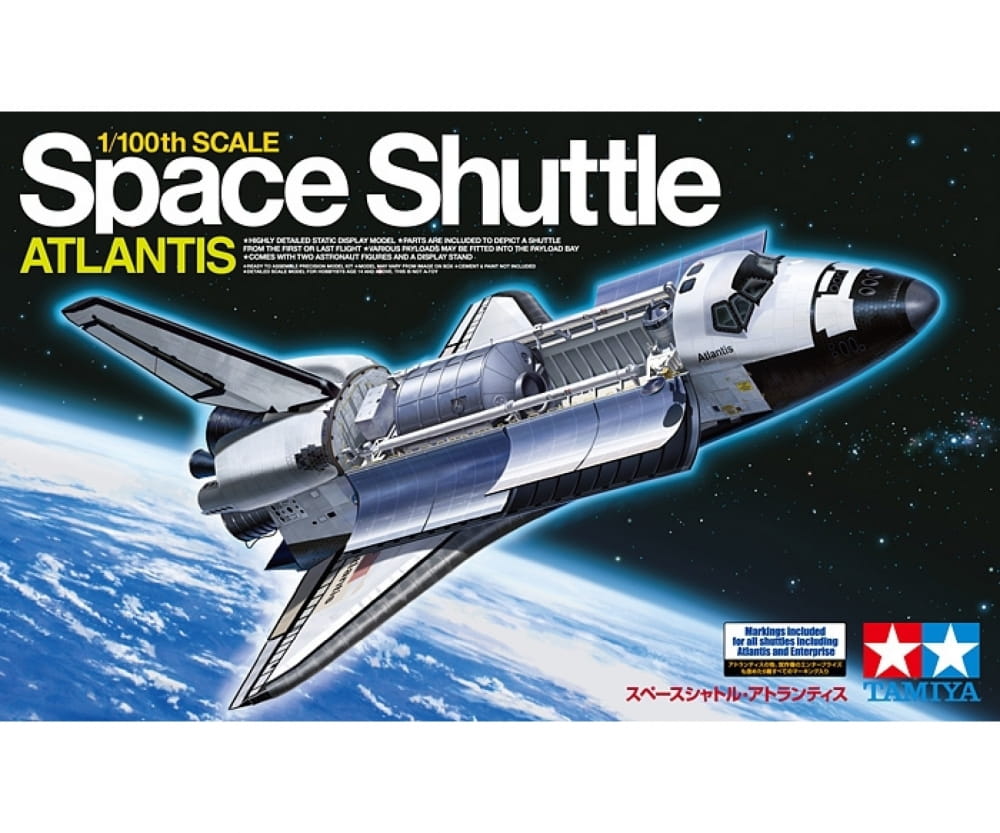 Tamiya 1_100 Space Shuttle Atlantis Modellbausatz_