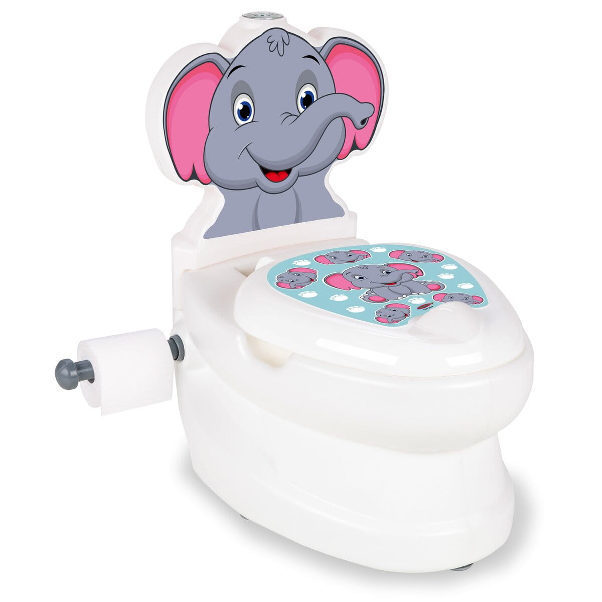 Sie können es sofort finden! Jamara Meine kleine Toilette JA-460957 und | Elefant mit Toilettenpapierhalter Spülsound