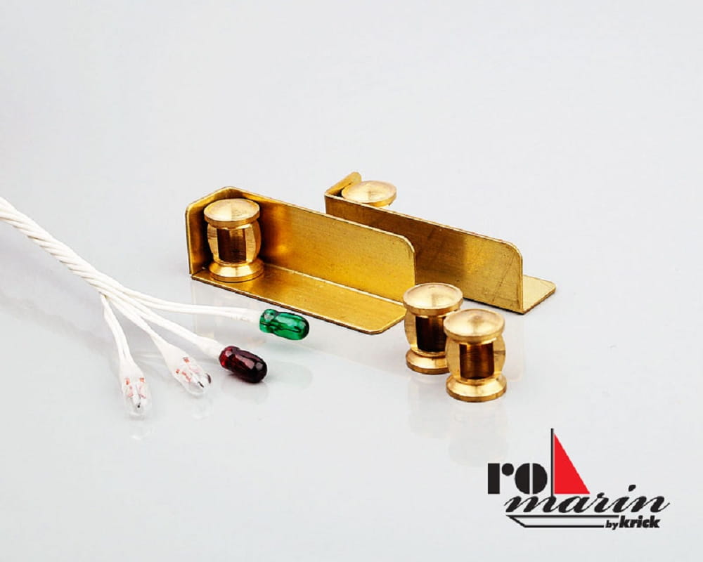 Romarin Positionslampensatz Messing kpl. - RC-Zubehoer