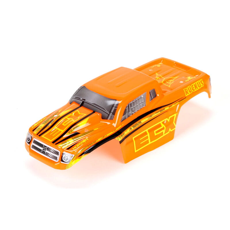 Electrix ECX 1:18 4WD Ruckus Karosserie gestickert, orange /gelb