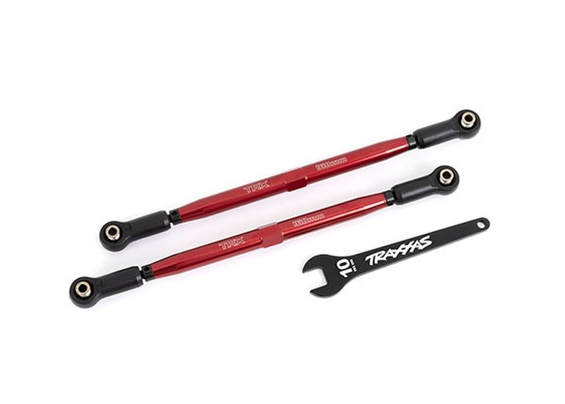 Traxxas Wide-X-Maxx Alu-Vorspur-Stangen rot _2_ Alu-Rohr - RC-Zubehoer