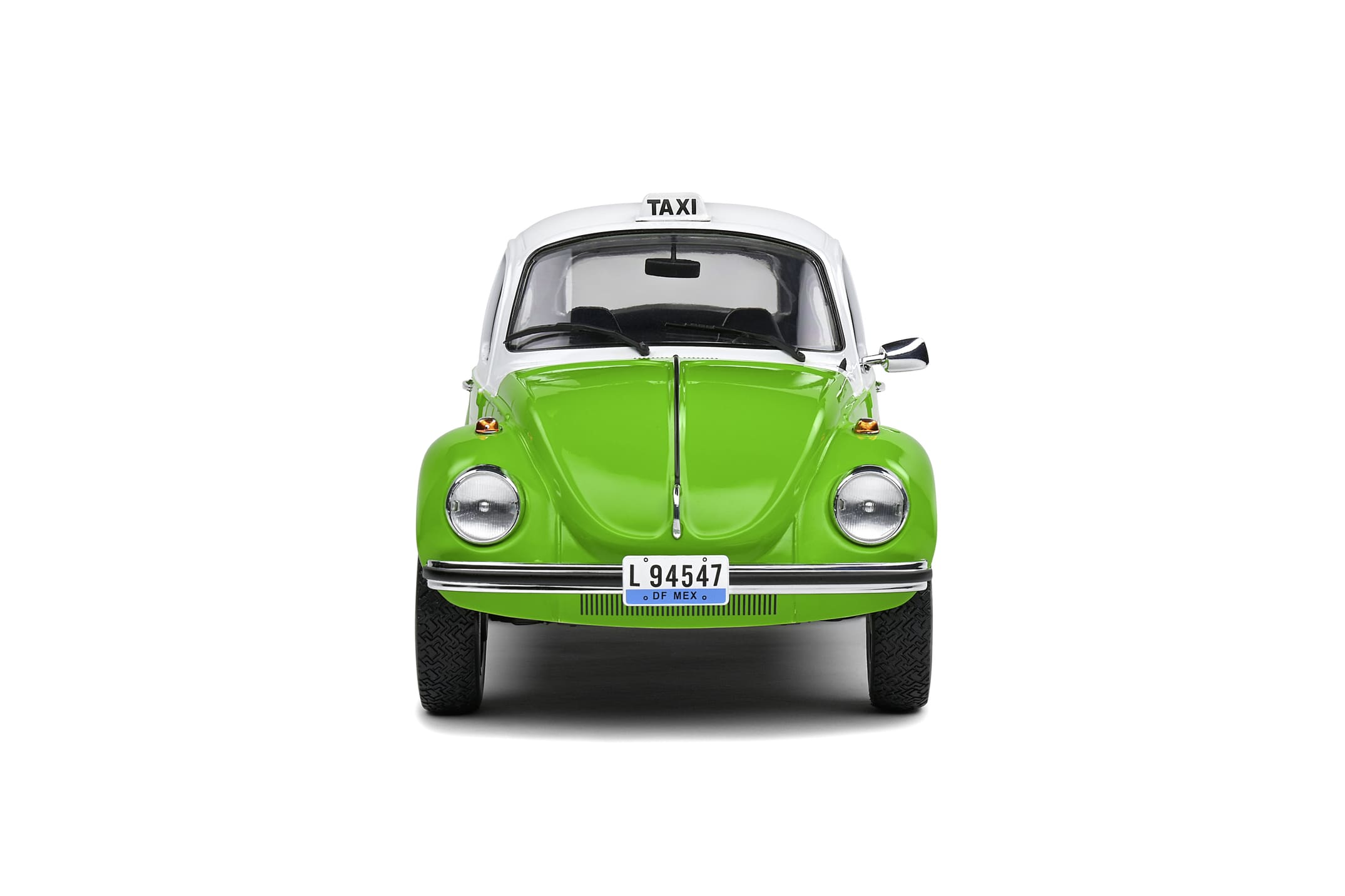 Solido 1_18 Volkswagen Beetle 1303 Mexican Taxi 1974 gruen Detailgetreue Nachbildung