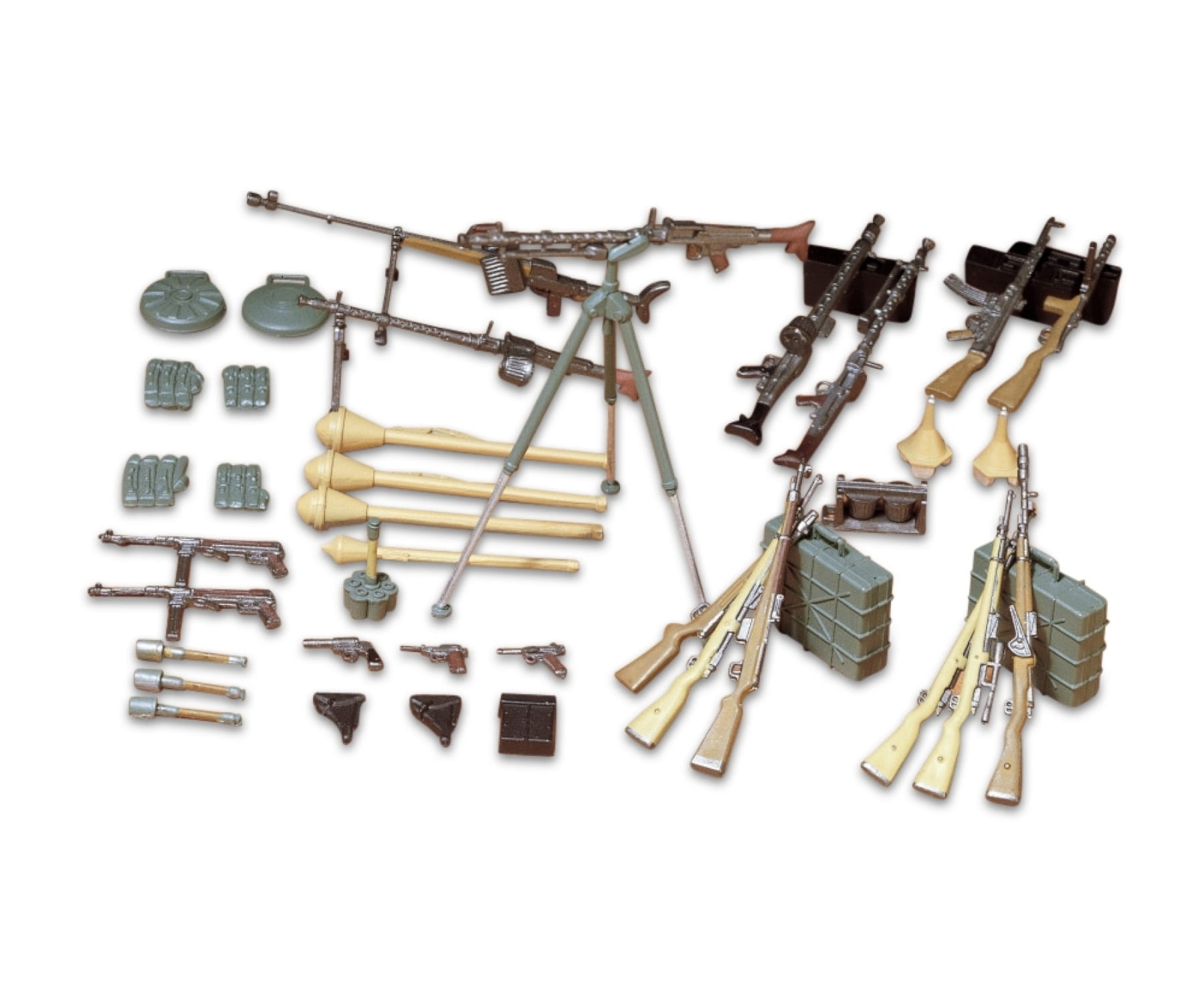 Tamiya WWII Diorama Set Deutsche Waffen Infantrie 1:35 Plastik Modellbau Militär Bausatz