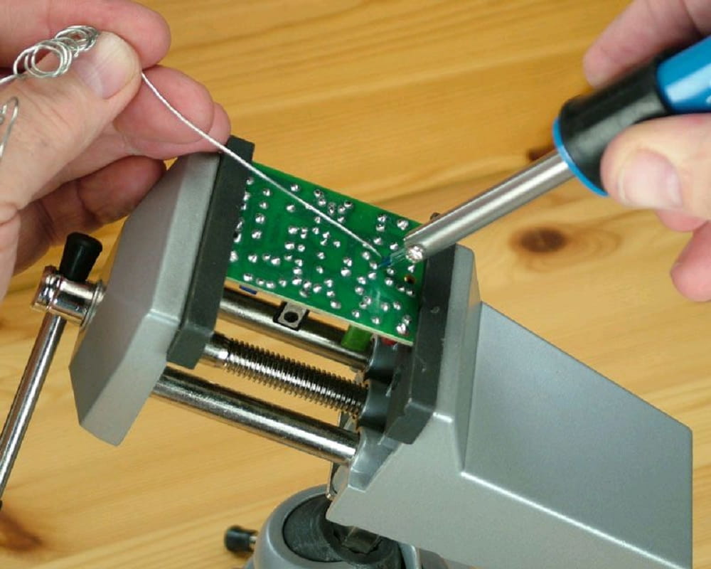 Krick Universal Schraubstock mit Vakuumhalterung