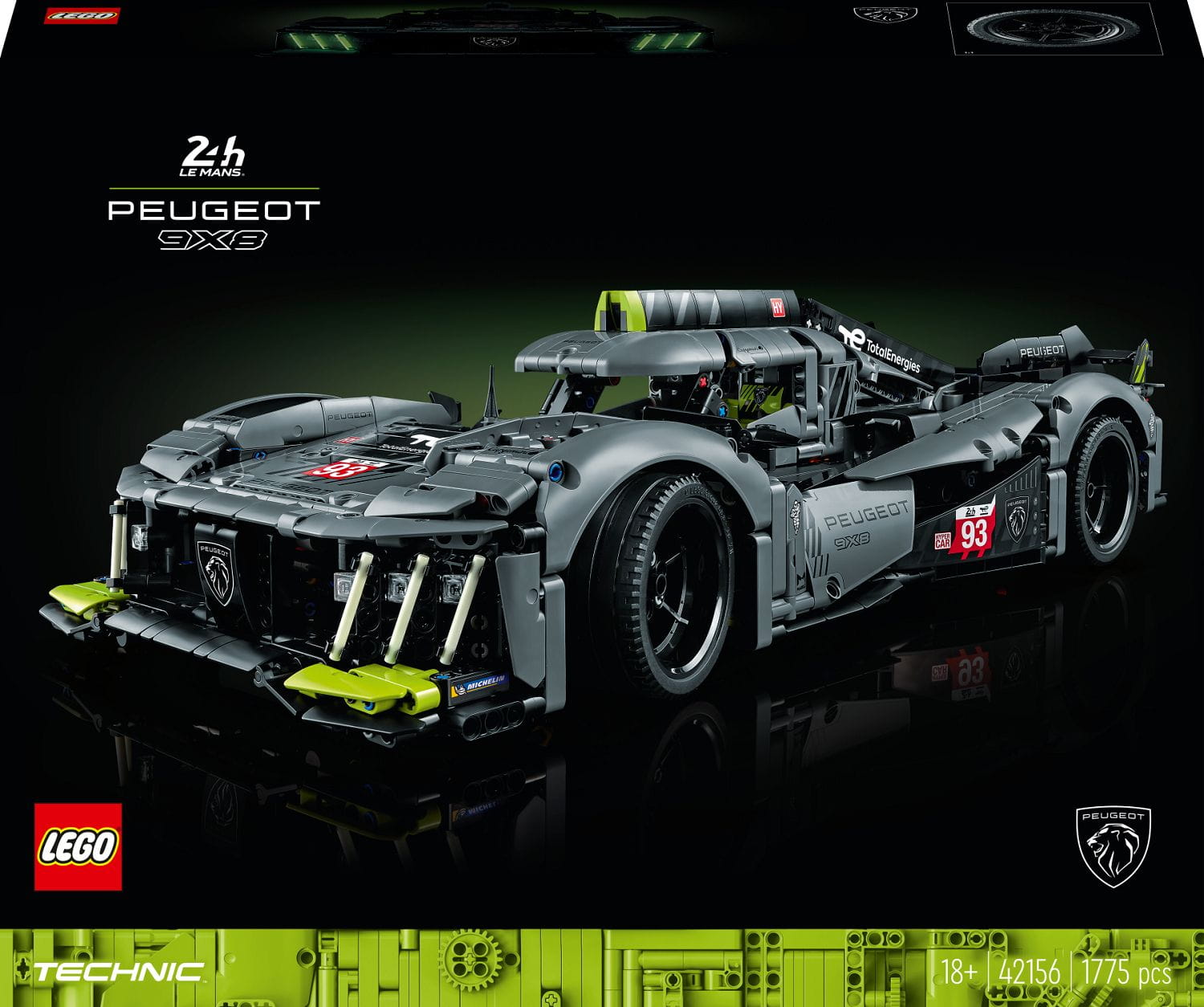 LEGO® Technic Auto Peugeot 9x8 24H LeMans Hybrid Hypercar