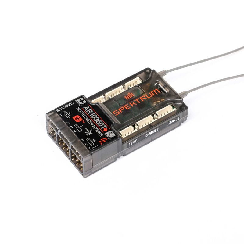 Spektrum AR10360T_ DSMX 10-Kanal AS3X_ - SAFE Telemetry Empfaenger - RC-Zubehoer