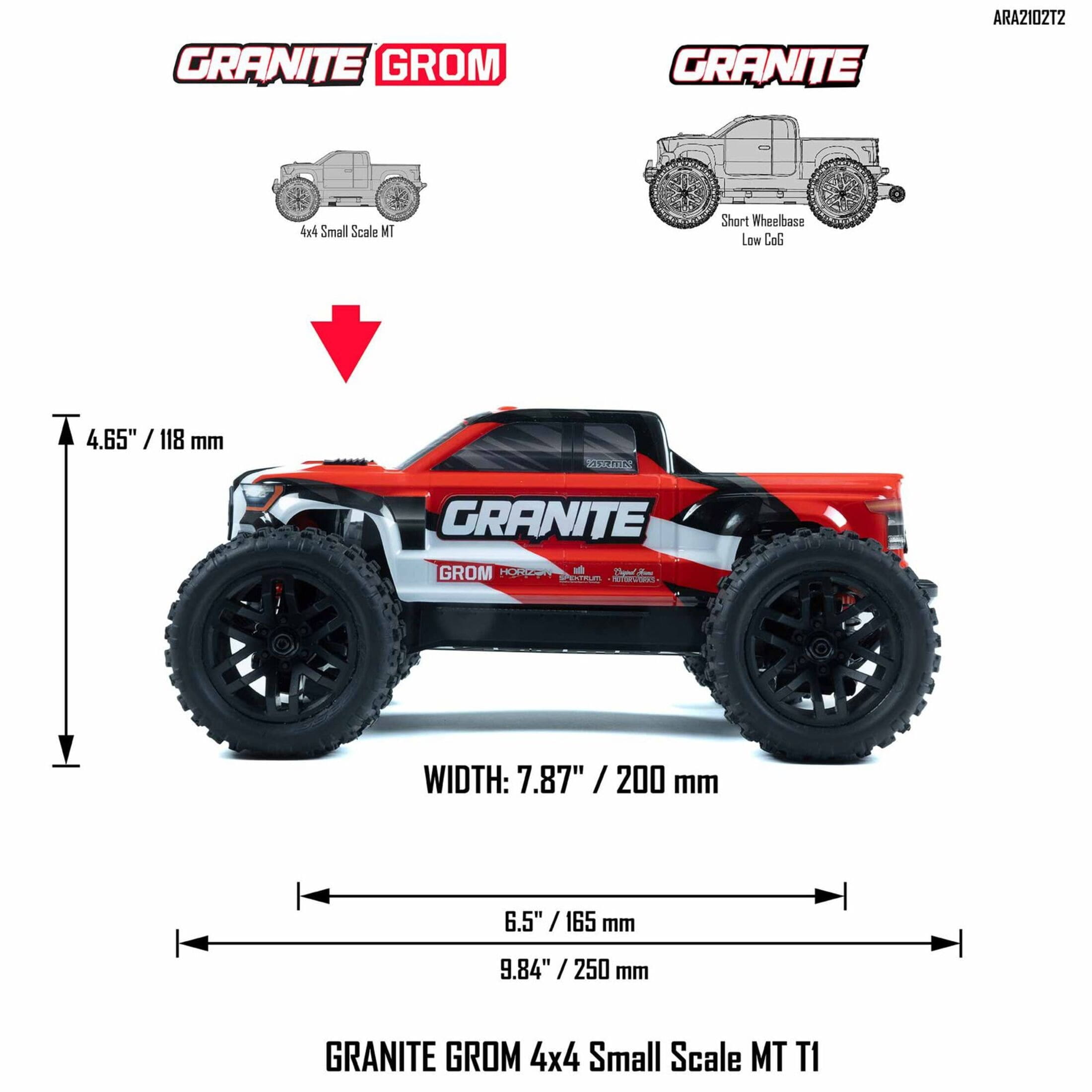 arrma grom granite rot