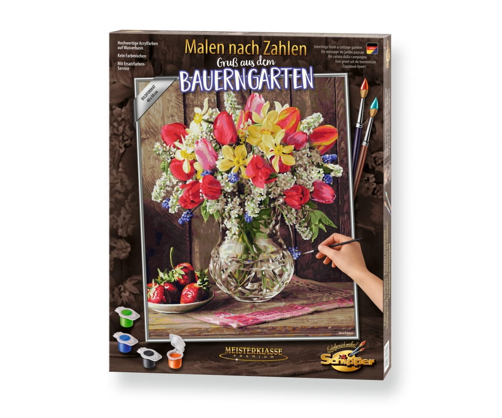 Schipper Mahlen nach Zahlen Ein Gruß aus dem Bauerngarten