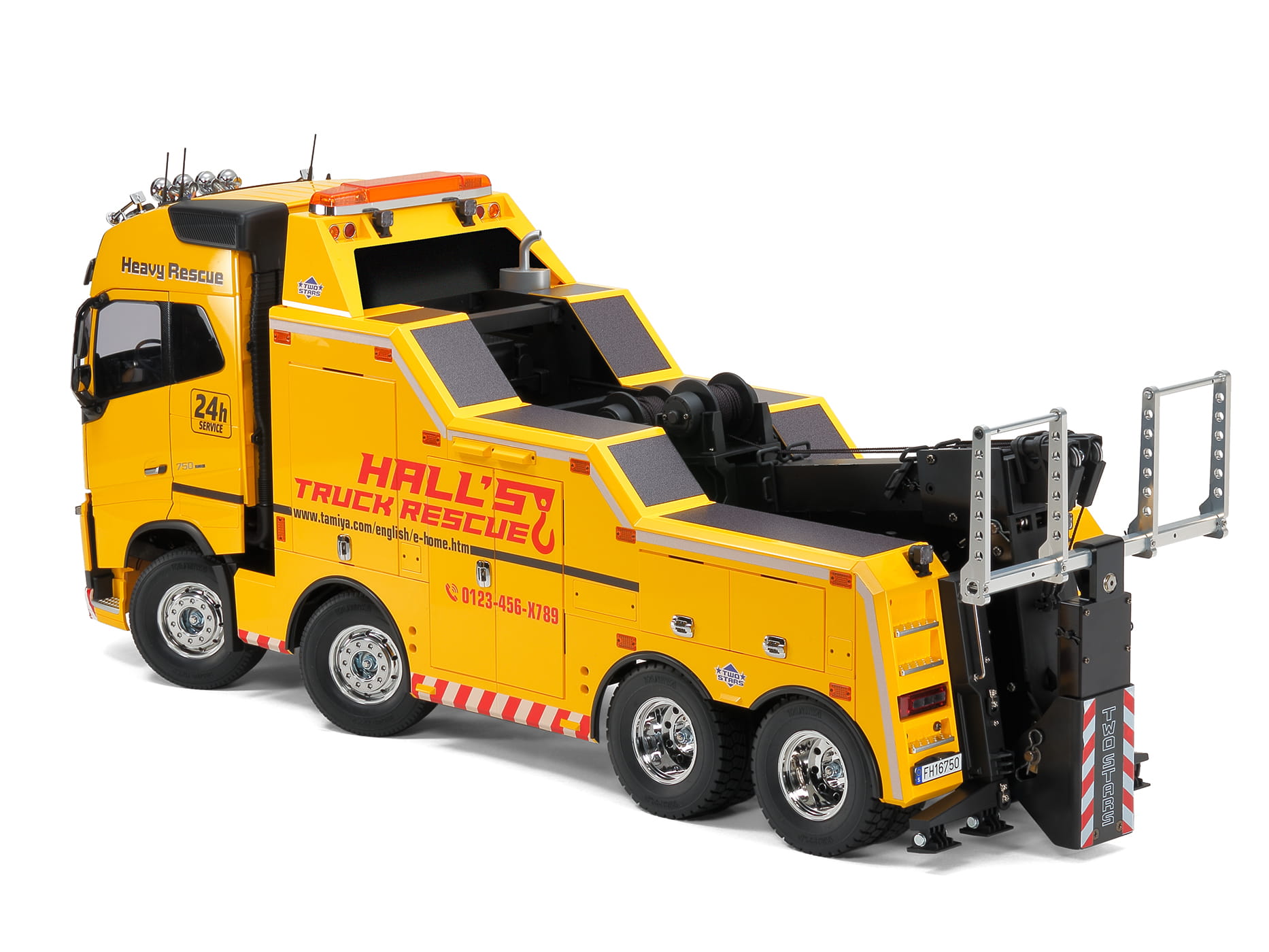 Tamiya Volvo FH16 Abschlepp-Truck 8x4 Truckmodell