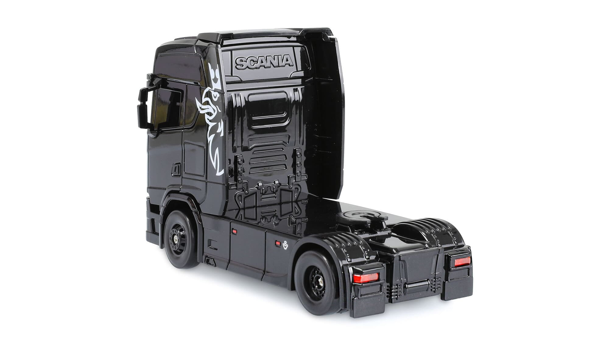 Amewi Mini Scania 730 S Kofferauflieger 4WD 1_64 RTR RC LKW Schwarz